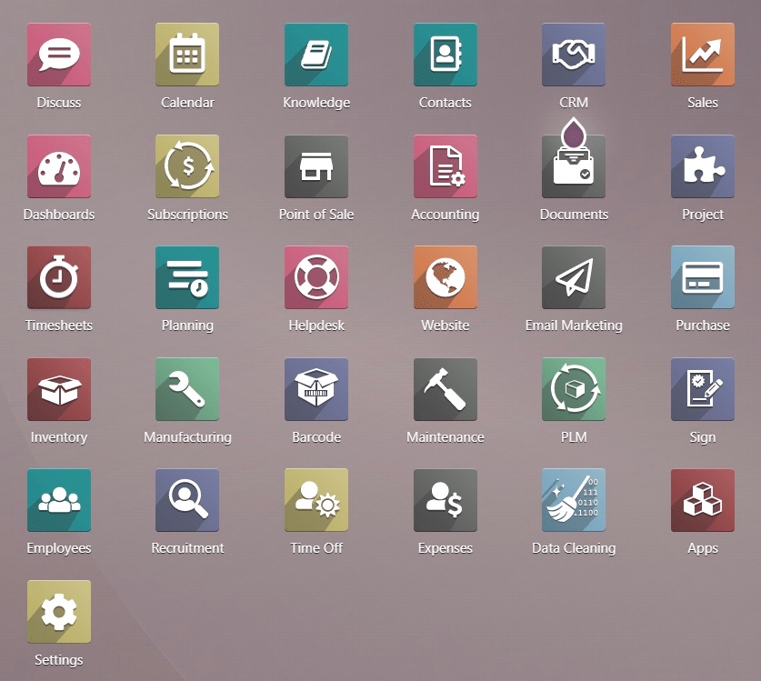 Odoo ERP Dashboard Odoo ERP Dashboard