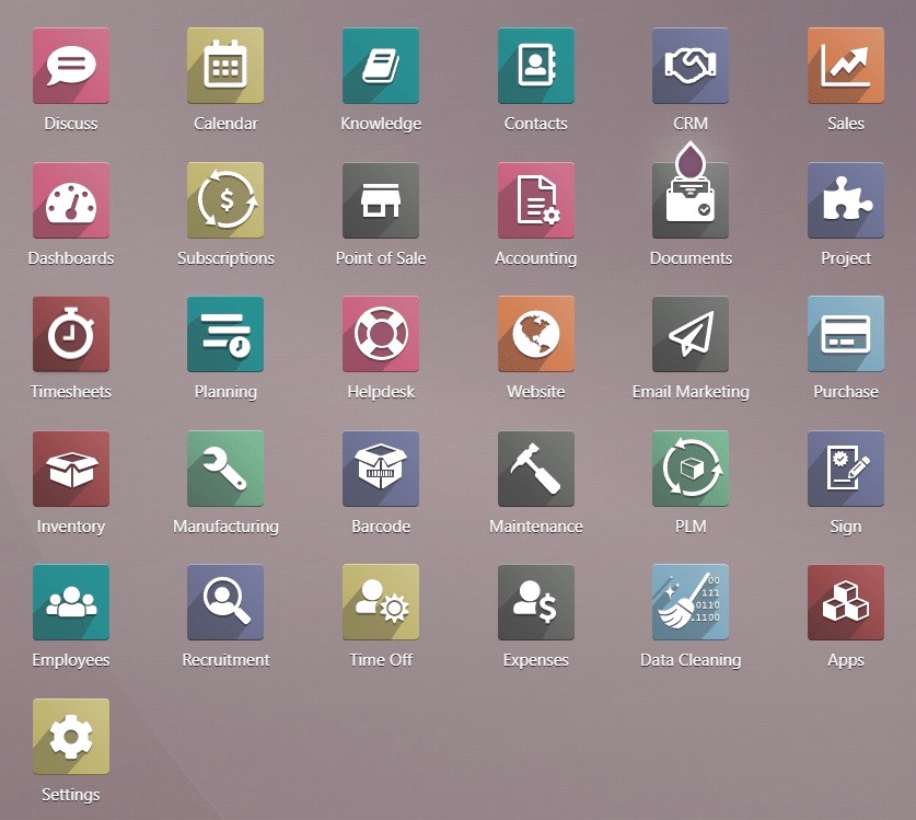 Odoo ERP Dashboard Odoo ERP Dashboard